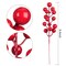 30pcs Artificial Red Berry Picks - Christmas Holly Berry Branches Red Berry Stems for Holiday Home Decor and Crafts
